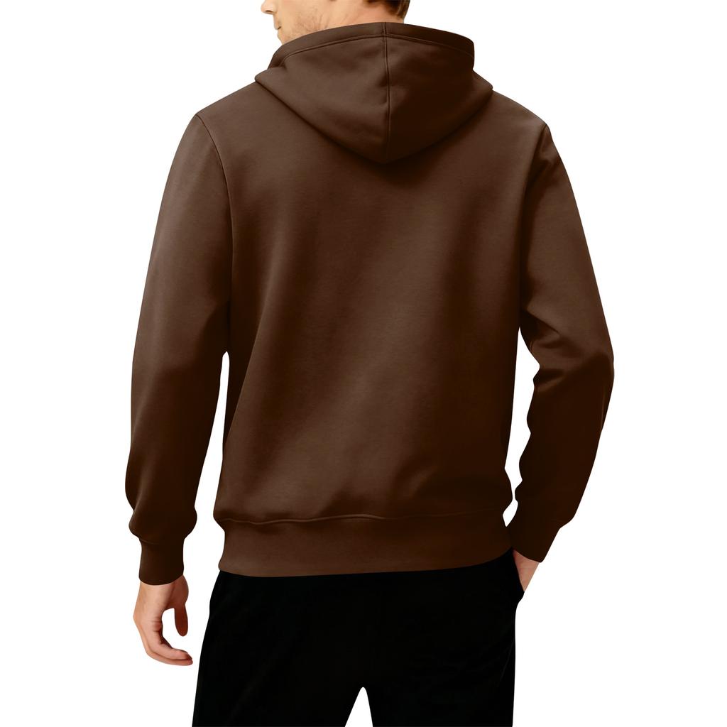 Herren Kapuzen-Fleecegefüttertes Dickes Warmes Sweatshirt