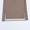 Women's Striped Asymmetrical Shirt & Pajama Pants Set