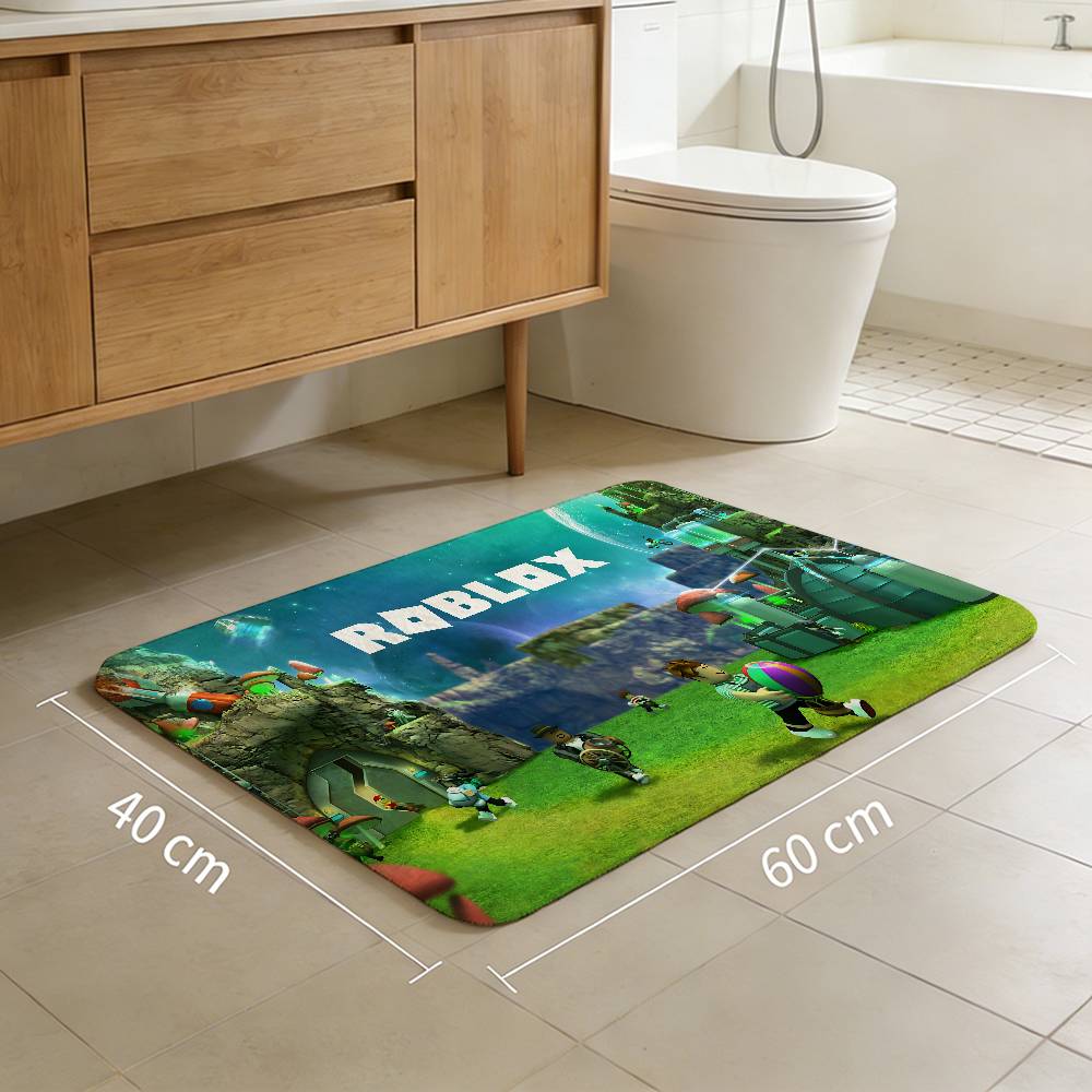 Hot Game-R-Robloxes Door Mat Nordic Style Bedroom Living Room Doormat Home Balcony Anti-Slip Alfombra