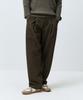 Maedeumaleuseu Wide Pintuck Slacks Pants Brown Mmffmpt-165Br