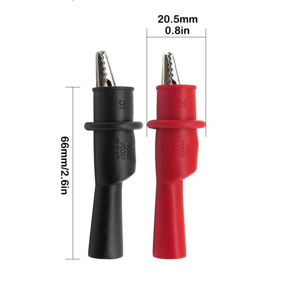 Analysis Instruments Parts Accessories Univeral Alligator Crocodile Clamp Test Clip Crocodile Clip MultiMeter Tester