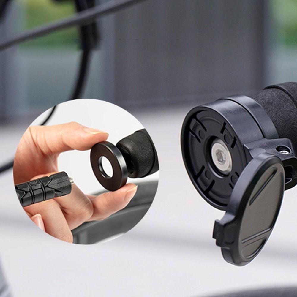 Black Bicycle Rearview  Mirrors Handle Rearview Mirror Cycling Rear View