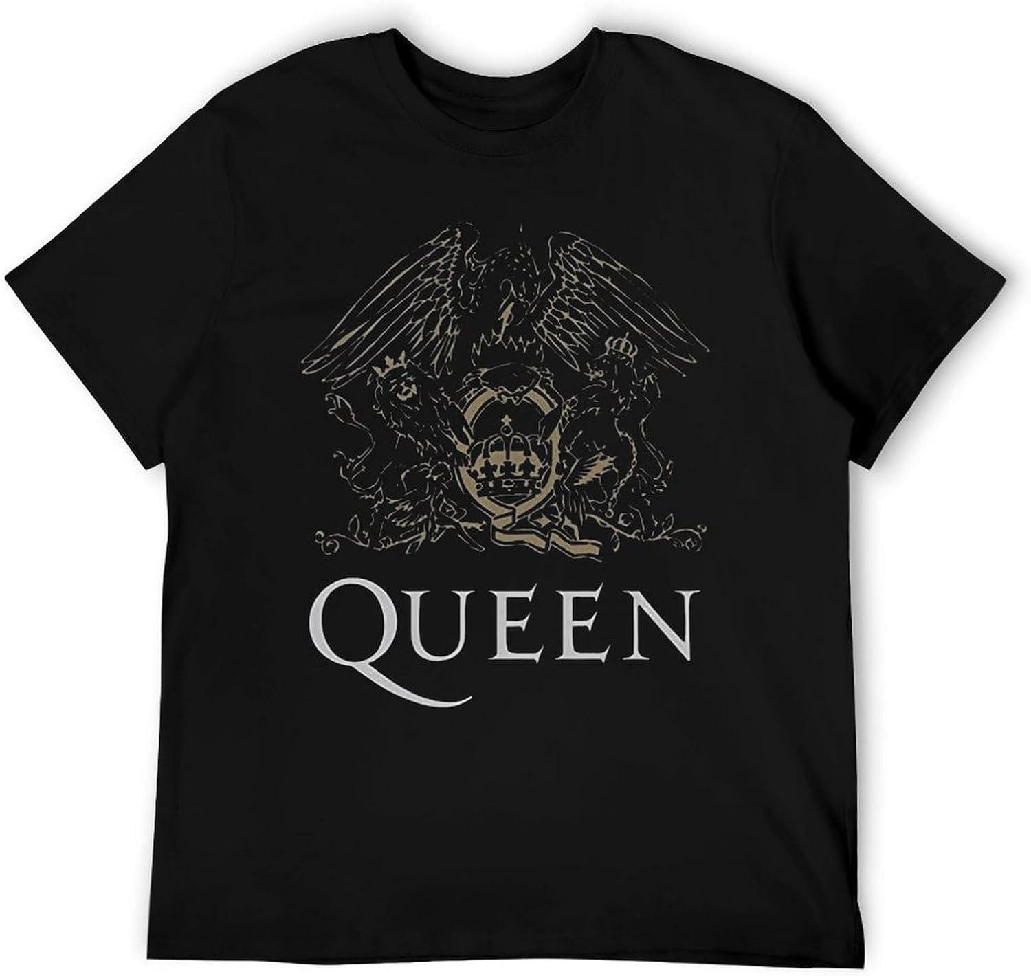 Vintage Rock Band Crest Graphic T-Shirt, Classic Music Logo Tee, Retro Crest Inspired Design Shirt XXXXXL чёрный