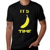 Its Banana Time TShirt Casual Street Style Short Sleeve Tee