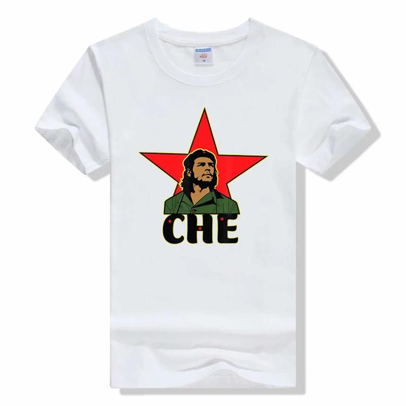 Che Guevara Print T-shirt O-Neck Short Sleeve T Shirts Oversized Harajuku Streetwear Tees Top summer  t shirt