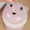 Toothpick Holder Portable Plastic Toothpick Container Cute Multifunctional Toothpick Dispenser for Living Room Hotel Restaurant