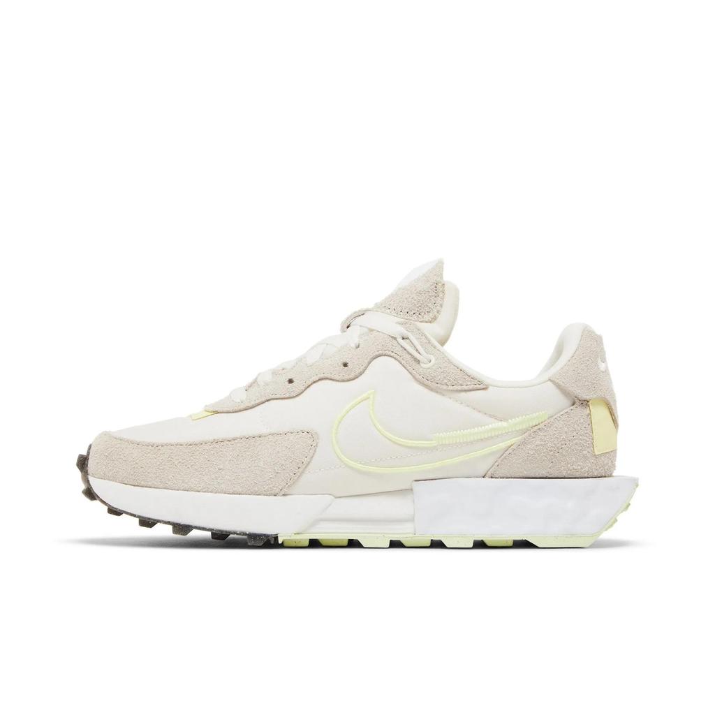 Nike Womens Fontanka Waffle 'Phantom Citron Tint' (women's sizes) Phantom / Light Orewood Brown / White / Citron Tint Running Shoes DC3579 002