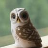 Hand-Carved Owl Figurine, Small Forest Bird Sculpture, Wooden Wildlife Animal Statue for Desk, Home Decor, Gift for Bird Lovers