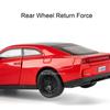 1:32 Challenger SRT Hellcat Police Car Model Toy Pull Back Sound Light Doors Opened Vehicle Models for Boys Collection Gifts