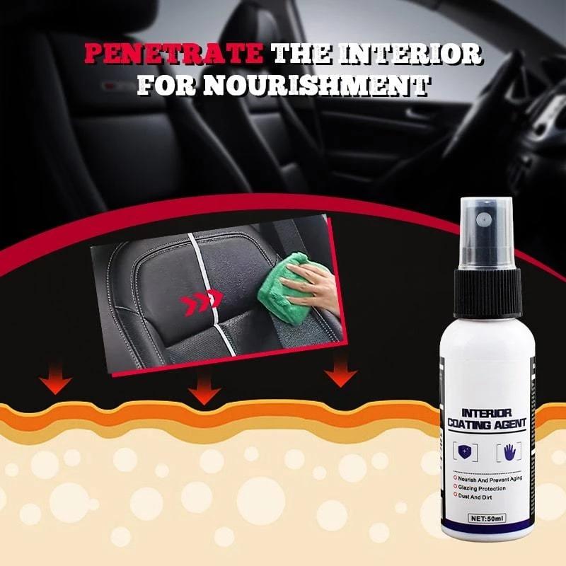 Car Interior Cleaning Agent Anti-aging Ceiling Cleaner Leather Flannel Water-free Cleaning All Purpose Car Upholstery Cleaner
