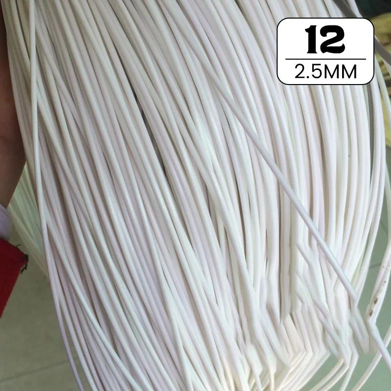 30 Colors 500G Round PE Rattan 2.5/3mm Plastic Synthetic Rattan Weaving Raw Material Furniture Repair Chair Storage Basket DIY