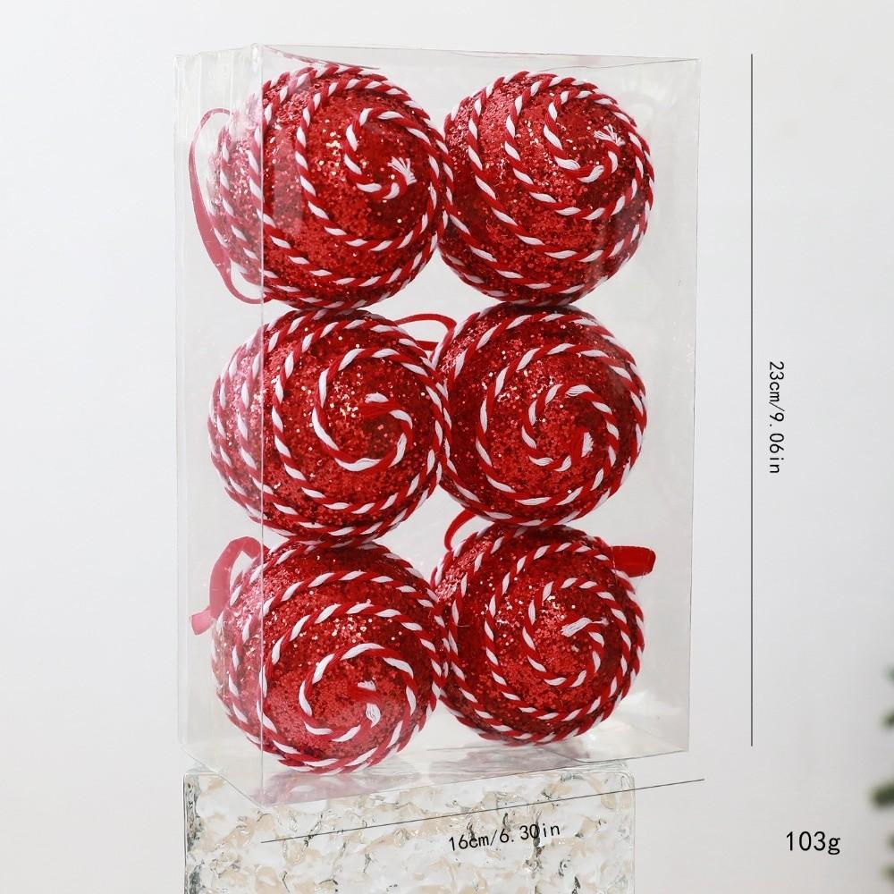 Glitter Christmas Ball decoration 8CM Christmas Spheres Decor Party Decoration