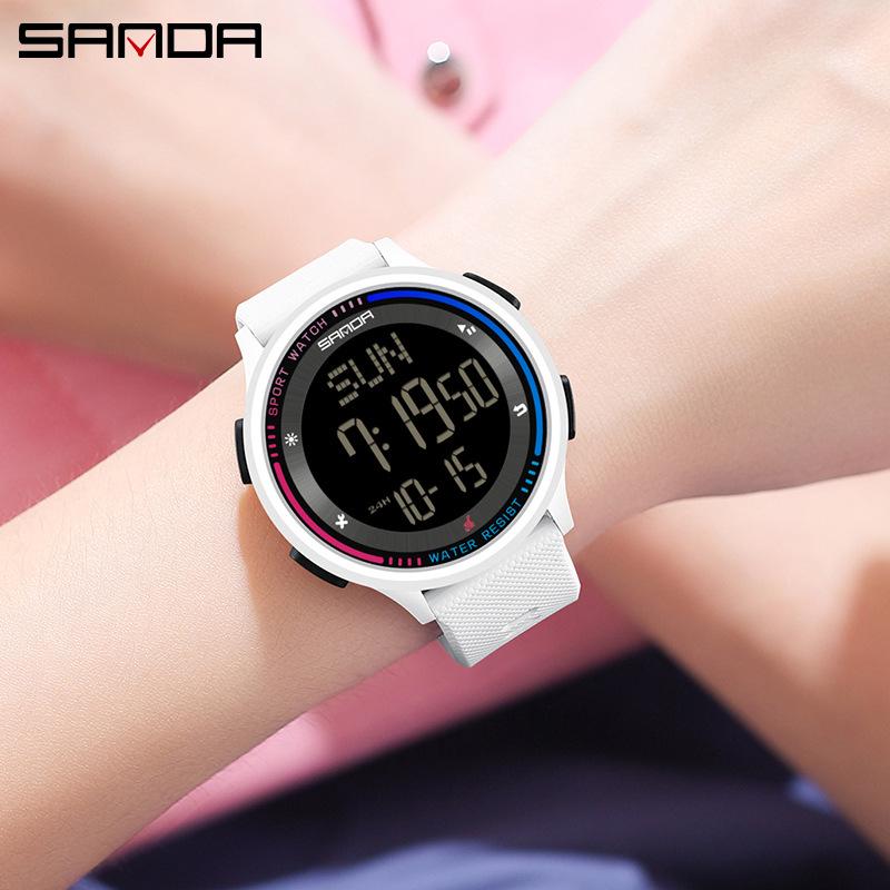 Sanda New Youth Luminous Waterproof Student Watch - Unisex Design for Middle Schoolers