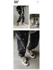 Men's High-Top Trendy Spring Sneakers, European and American Style, Thick-Soled Height-Enhancing Short Boots.