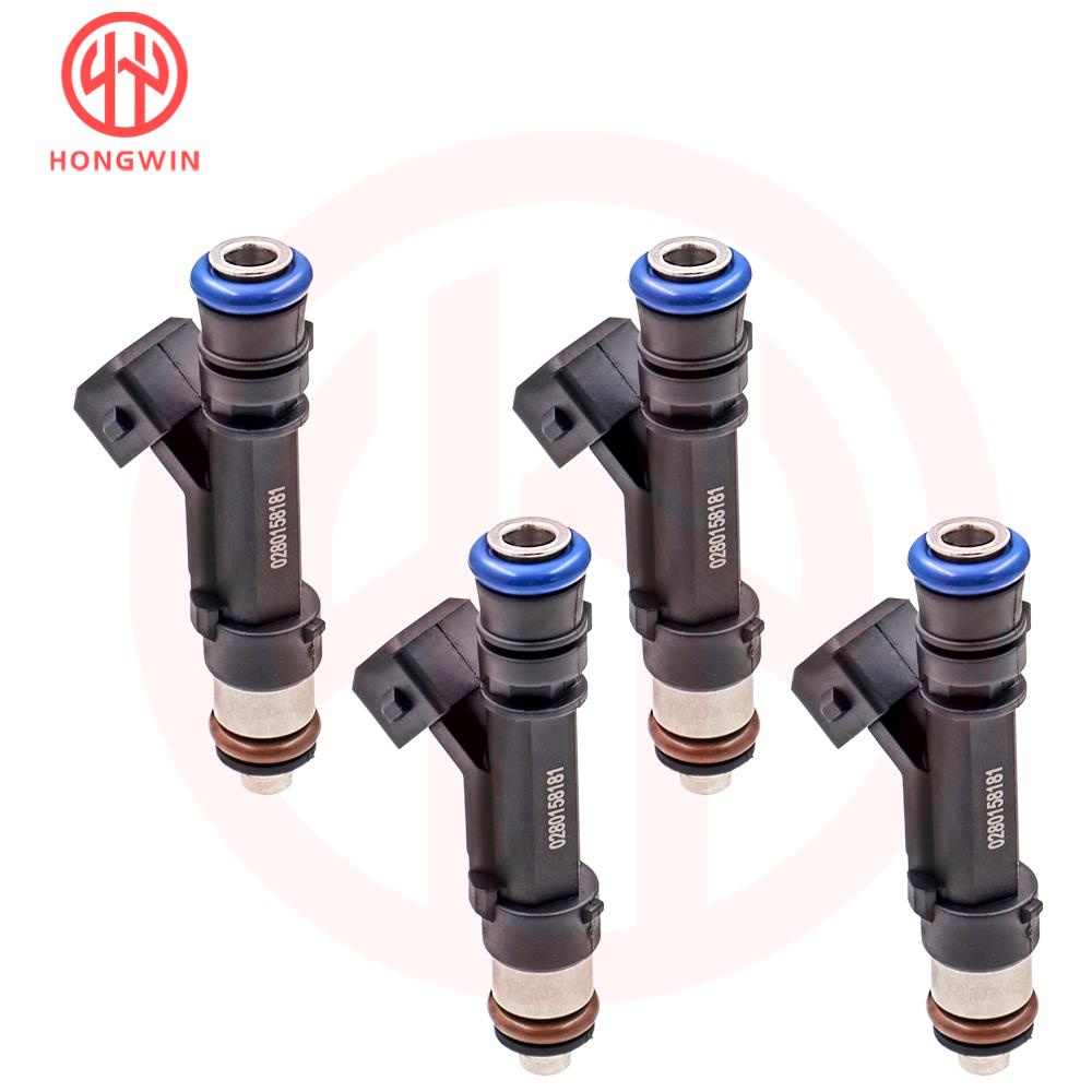 

4 PCS Fuel Injector Nozzle 0280158181 For Vauxhall Corsa Adam Astra Meriva For Opel Agila Astra Combo Kasten 5817425 4 PCS