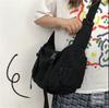 Canvas Crossbody Bags for Women Youth Men Fashi Casual Large Capacity Handbags Shoulder Bags Solid Color Ladies Messenger Bag