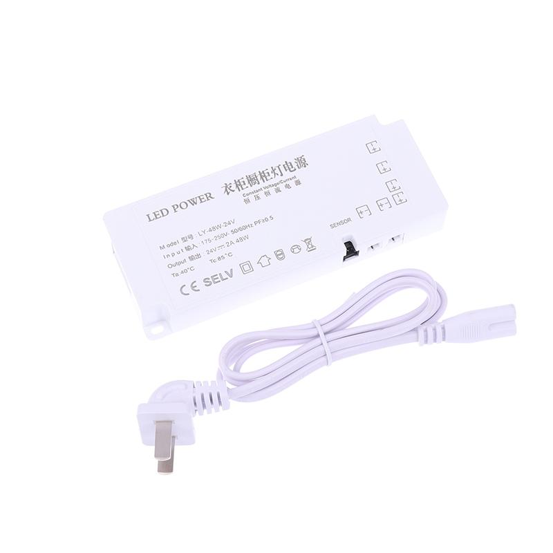 Led Cabinet Light Power Supply 24/36/48/60/100/150W Transformer 12V 24V Constant Voltage Source Adapter For Led Strip