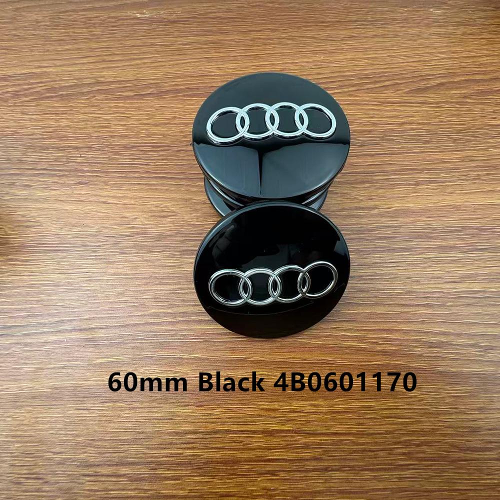 Car Wheel Center Cap Hub Covers 4PCS 60mm 61mm 68mm 69mm 135mm for Audi A1 A3 A4 A5 A6 A7 A8 Q3 Q5 Q7 S3 S4 S6 Accessories
