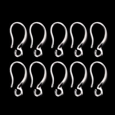 50 PCS DIY Making Jewelry Findings 925 Silver Plated Hook Earrings Ear Wires