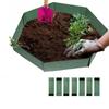 Mobile Garden Polygonal Flowerbed Box, Heavy Duty Plastic Planter Box Bed for Growing Flowers