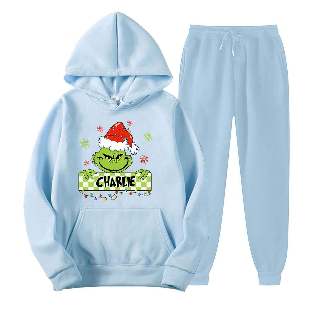 Damen-Sport-Trainingsanzug mit Kapuze, Unisex, zweiteilige Lauf-Outfits, Langarm-Pullover, Hoodies, Sweatshirt und Jogginghose