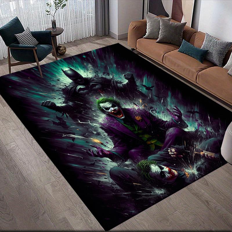 

Batman and Joker Anti-Slip Rug, Rectangular Carpet for Bedroom, Sofa Zone & Game Room, Modern Home Decor 60x90cm