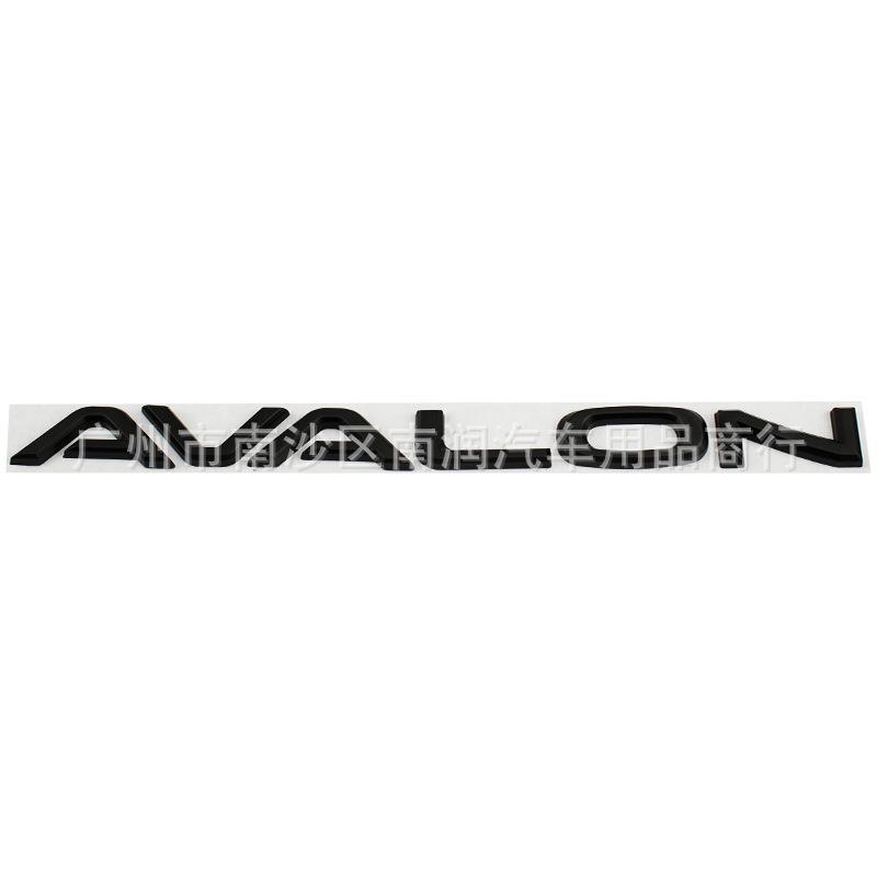AVALON stickers are perfect for metal English logo applications on an Avalon's body.