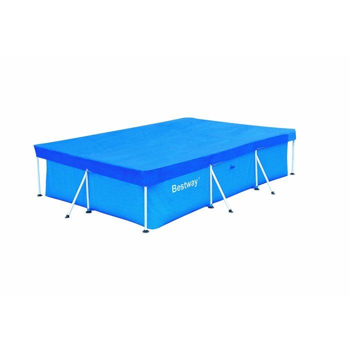 Bâche 4 saisons pour piscine Frame Pool rectangulaire - Bestway Flowclear - 300x201cm - Bleu