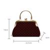 Luxury Design Women's Evening Clutch Purse Dinner Party Ladies Small Clip Shoulder Bag Handbags Retro Female Chain Crossbody Bag KTB