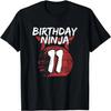 Geburtstag Ninja Elf 11 Jahre Altes Geschenk Grafik Japanisches Spion T-Shirt