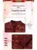 Winter Chinese Style Plate Buckle Padded Jacket for Elderly Women - Festive Tang Suit