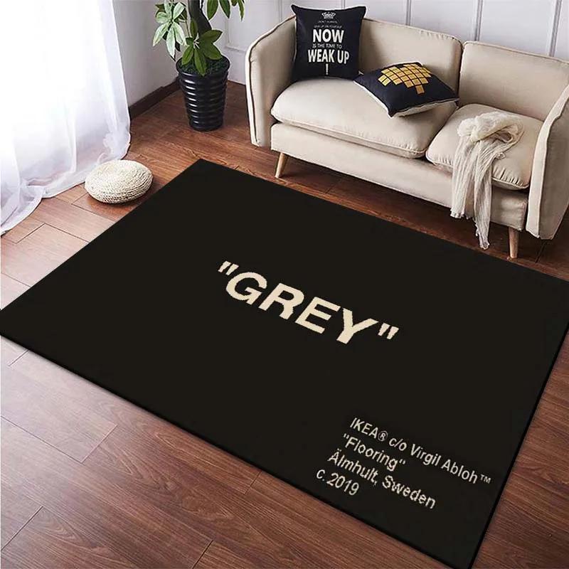 “keep Off' Carpet Luxury Decor Rugs Living Room Home Leisure Area Anti-slip Rug Bedside Soft Foot Mats Indoor Extrance Doormat