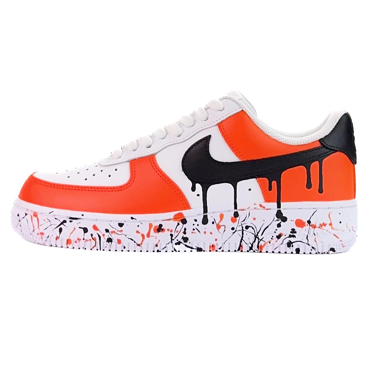

Nike Air Force 1 Abrasion Resistant Low top Skateboard Shoes Unisex Orange CW2288-111(Team935-) 35.5