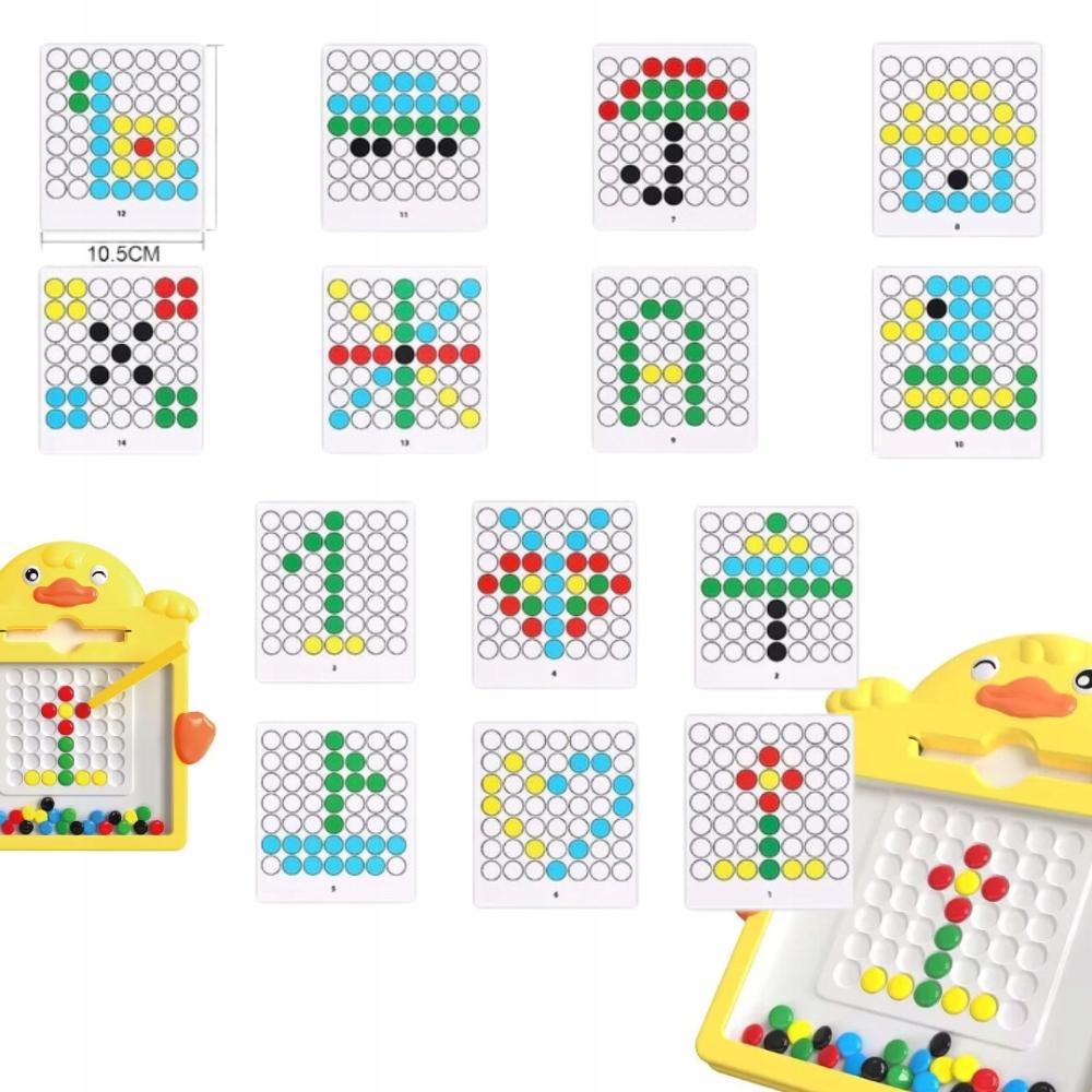 Tablica Magnetyczna Mozaika Magpad Montessori Xxl Szablony Kaczka