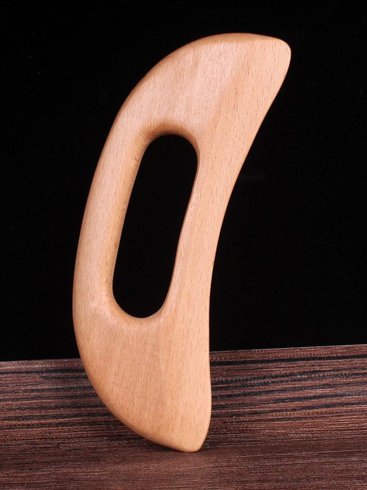 Wooden Massage Roller Gua Sha Massage Board Foot Face Shoulder Neck Hand Push Roller Massager Therapy Soothing Body Massage Tool