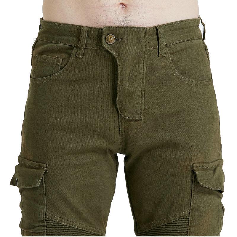 Motorcycle Racing Jeans, Multi-Pocket Riding Pants, Anti-Fall Off-Road Casual Wear