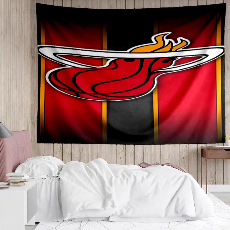 1PC Heat Team Logo Artwork Quick-Dry Tapestry, Unique Design Tapestry, Suitable for Bedroom,Livingroom, Playroom,Heartwarming Holiday Gifts