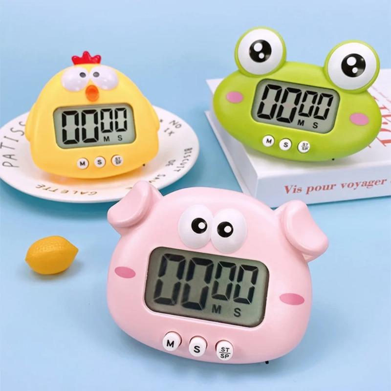 Minutes Cooking Study Work Timer Reminder For Shop Home Kitchen Gadget Cute Frogs Kitchen Electronic Digital Timer Gift
