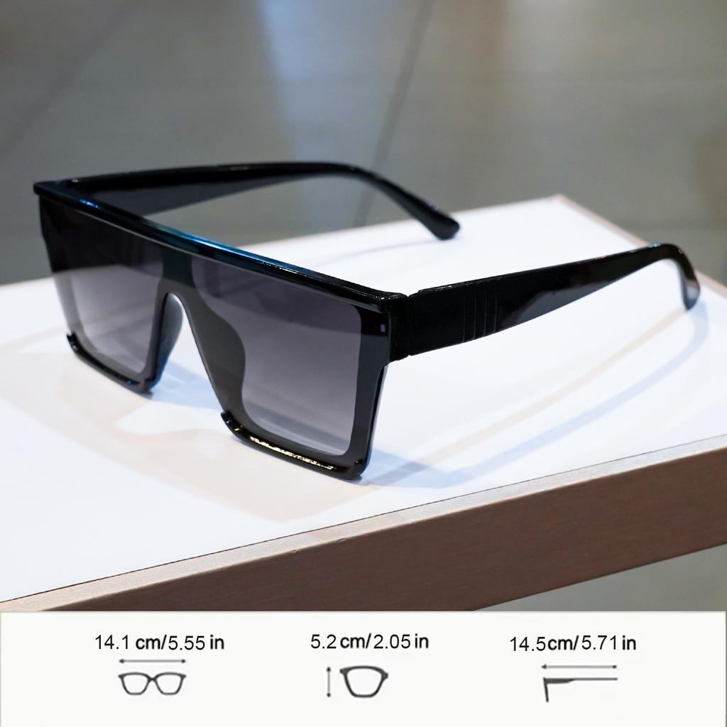 Oversized Square Fashionable Unisex Sunglasses for Casual Wear, Perfect for Photoshoots and Parties, Ideal Gift