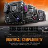 3Pcs ATX 24Pin Female To 24pin Male 90 Degree Power Connector 5V 3 Pin ARGB Power Adapter Board for Computer Motherboard Desktop