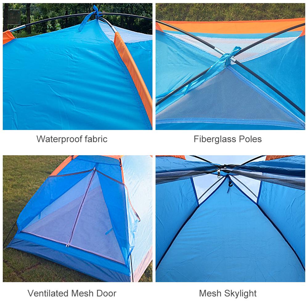 Camping Tent for 1 2 Person Outdoor Hiking Backpacking Tent Shelter