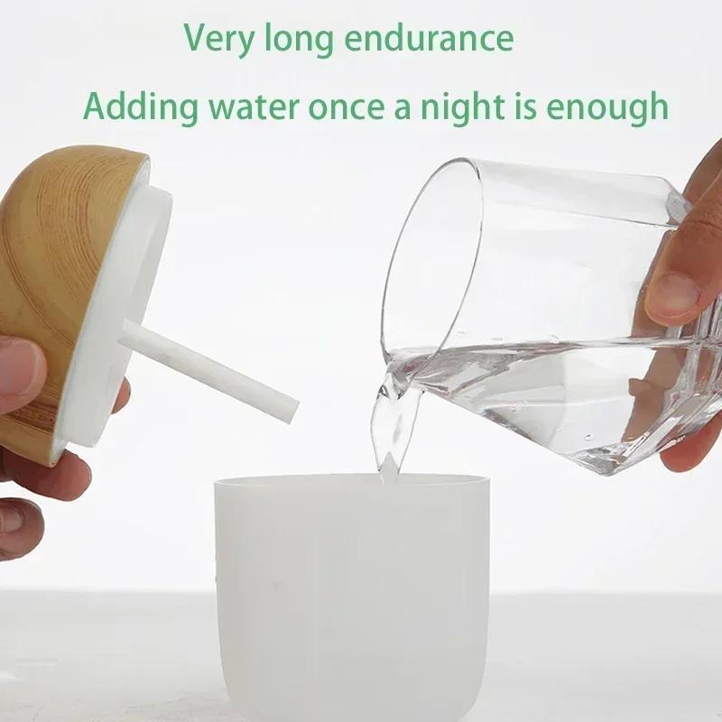 USB Rechargeable Air Purifier Mist Maker Gift Air Humidifier LED Ambient Light Spray Humidifier