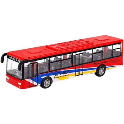 Pull Back School Bus City Bus Toy Wheels On The Bus Vehicle Back Friction Powered Trucks Puzzle Birthday Present