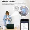 WiFi Smart Power Plug with Voice Control, Remote Timing, 3-Prong US Standard Plug,   Protector, PC+Flame Retardant ABS, for Home and  