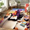 Brave penguin Rug Floor Mat for Living Room or Bedroom Soft and Comfortable Carpet a Gift for Birthday and Holiday.ZFF0913433