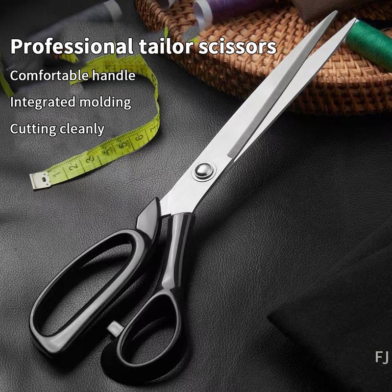 10 Inch Stainless Steel Tailor's Scissors For Fabric Professional Sewing Tool Garment Scissors Durable