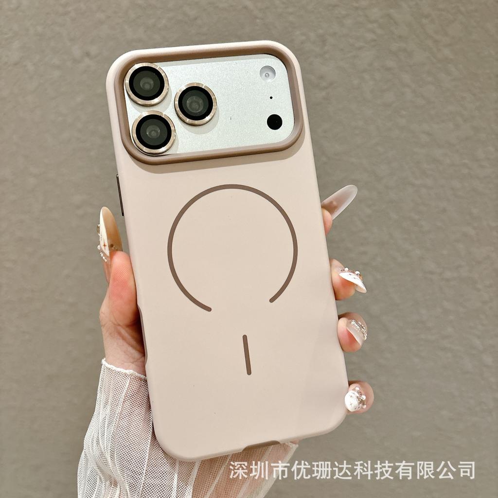 Applicable To iPhone11promax Matte Magnetic Mobile Phone Case Apple 11 Skin Color Contrasting Two-in-one Protective Case 11