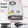 Dual-Output Voltage Switching Power Supply: 5V/12V/24V, 60W/120W/200W