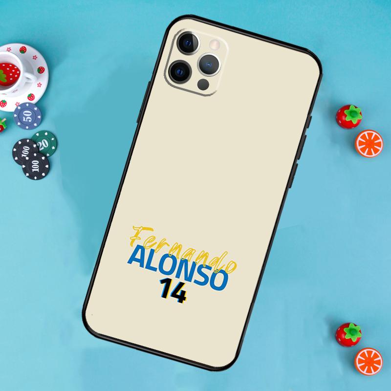 Fernando Alonso Phone Case For iPhone 16 15 13 14 12 11 Pro Max X XR XS Max 14 Plus Soft Case Cover