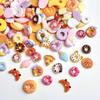 Resin Large Mixed Style Food Play Nail Art Accessories Cookie Donut Internet Celebrity DIY Cream Glue Phone Case Decoration Parts